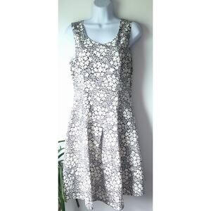 Anthropologie Ruby Belle Blue Floral Sleeveless Minidress Size 6 Boho Twee